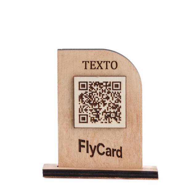 Letrero QR Artesanal